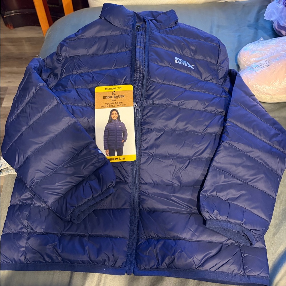 Eddie Bauer Kids' Navy Down Jacket